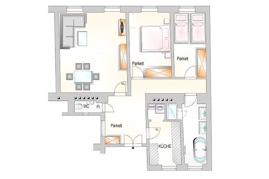 Central Vienna-Living Extérieur photo